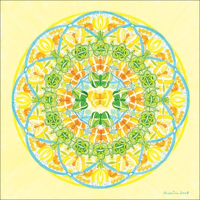 Mandala von Karin Ruthenbeck: Das pulsierende Leben in der Natur