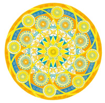 Mandala von Karin Ruthenbeck: Der immerwährende Kreislauf