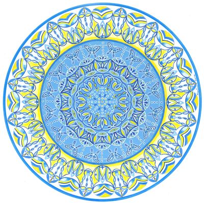 Mandala von Karin Ruthenbeck: Bewegende Sinnhaftigkeit