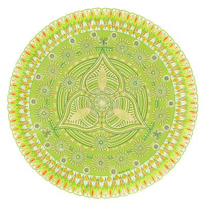 Mandala von Karin Ruthenbeck: Kostbarkeit