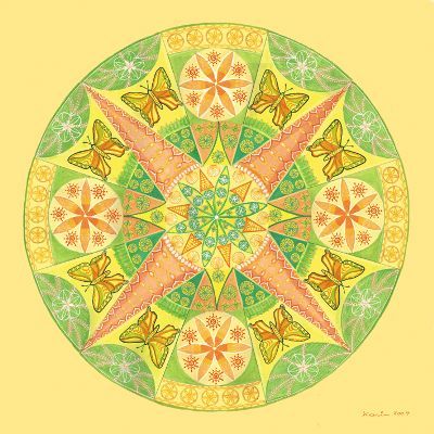 Mandala von Karin Ruthenbeck: Die innere Klarheit
