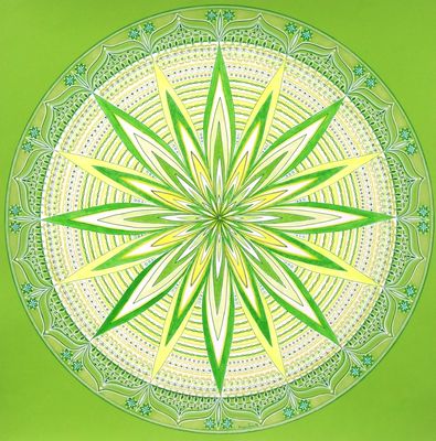 Mandala von Karin Ruthenbeck: Die Kraft der Gegenwart
